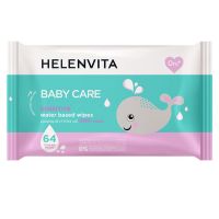 Helenvita Baby Care Wipes Sensitive Μωρομάντηλα 64 τμχ