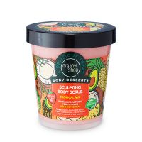 Organic Shop Body Desserts Tropical Mix Απολεπιστικό Σώματος για Σμίλευση με Άρωμα Τροπικών Φρούτων 450 ml