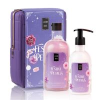 Lavish Care Festive Petals Christmas Set με Bath & Shower Gel 500 ml & Glitter Body Lotion 300 ml