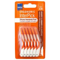 Intermed Ergonomic InterPick Σιλικονούχα Μεσοδόντια Βουρτσάκια S/M 36 τμχ