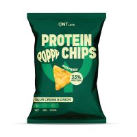 QNT Protein Chips Sour Cream & Onion 50 gr