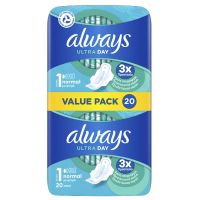 Always Value Pack Ultra Normal Σερβιέτες No1 20 τμχ