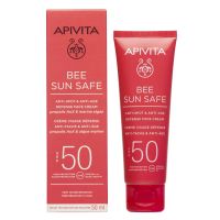 Apivita Bee Sun Safe Αντηλιακή Κρέμα Προσώπου κατά των Πανάδων & των Ρυτίδων Spf50 50 ml