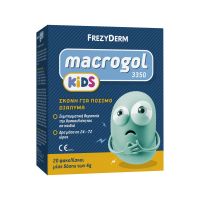 Frezyderm Macrogol Kids 3350 Σκόνη για Συμπτωματική Θεραπεία Δυσκοιλιότητας 20x4 gr