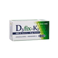 Uni-Pharma D3 Fix 4000IU + K2 45μg Συμπλήρωμα Διατροφής για την Υγεία των Οστών & των Δοντιών 60 δισκία