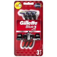 Gillette Blue 3 Plus Red Ξυραφάκια Μιας Χρήσης 3 τμχ