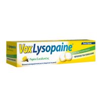 Vox Lysopaine Καραμέλες για τον Λαιμό με Γεύση Λεμόνι Ευκάλυπτος 18 τμχ