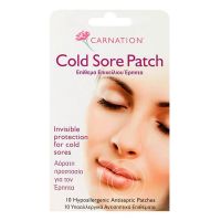 Carnation Cold Sore Patch Επιθέματα Επιχείλιου Έρπητα 10 τμχ