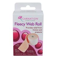 Carnation Fleecy Web Roll Προστατευτικό Αυτοκόλλητο σε Ρολό 7.5 cm x 75 cm