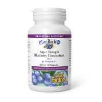 Natural Factors BlueRich Plus Super Strength Blueberry Concentrate 90 caps