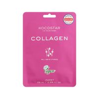 Kocostar Collagen Sheet Μάσκα Προσώπου με 5 Διαφορετικά Serum Φυτικού Κολλαγόνου 25 ml