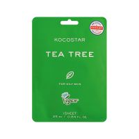 Kocostar Tea Tree Sheet Μάσκα Προσώπου για Λιπαρό Δέρμα 25 ml