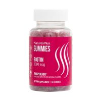Natures Plus Biotin 5000 mcg Συμπλήρωμα για Δέρμα, Μαλλιά, Νύχια 60 ζελεδάκια