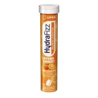 UPSA HydraFizz Hydra + Boost Ηλεκτρολύτες με Γεύση Πορτοκάλι 16 αναβράζοντα δισκία