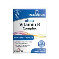 Vitabiotics Ultra Vitamin B Complex Συμπλήρωμα Διατροφής με Σύμπλεγμα Βιταμινών Β 60 ταμπλέτες