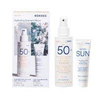 Korres Hydrating Suncare Ritual Set με Αντηλιακό Γαλάκτωμα Σπρέι Σώματος, Προσώπου Spf50+ 150 ml και Δώρο Yoghurt Cooling After Sun Gel 50 ml