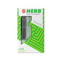 Herb Cigarette Holder Gold + 12 Φίλτρα + Θήκη