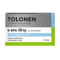 Tri Tolonen E-EPA 500mg & D-Vitamin 40 caps