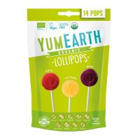 YumEarth Organic Lollipops Sour Fruits 14 τμχ
