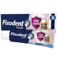 Fixodent Plus Food Barrier Fresh Στερεωτική Κρέμα για Τεχνητή Οδοντοστοιχία 40 gr