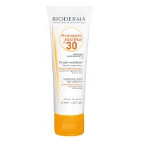 Bioderma Photoderm AKN Ματ Spf 30 Αντηλιακή Κρέμα Προσώπου Για Μικτές/Κανονικές Ακνεϊκές Επιδερμίδες 40ml