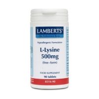 Lamberts L-Lysine 500mg 90 ταμπλέτες