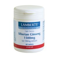 Lamberts Siberian Ginseng 1500mg 60 ταμπλέτες