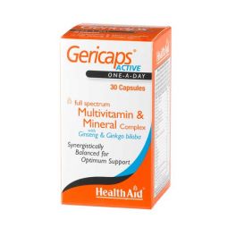 Health Aid Gericaps Active Για Ενέργεια & Διαύγεια Πνεύματος 30 Κάψουλες