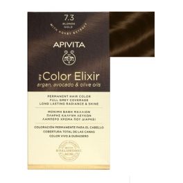 Apivita My Color Elixir Μόνιμη Βαφή Μαλλιών 7.3 Ξανθό Μελί