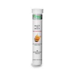 Power Health Multi + Multi με Στέβια 20 αναβράζοντα δισκία