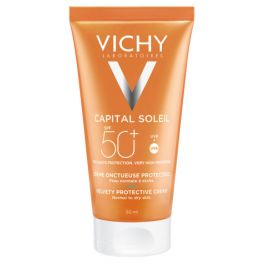 Vichy Capital Soleil Αντηλιακή Κρέμα Προσώπου για Βελούδινη Επιδερμίδα για Κανονικό-Ξηρό Δέρμα Spf50+ 50 ml