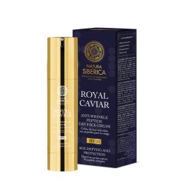 Natura Siberica Royal Caviar Αντιρυτιδική Κρέμα Προσώπου Ημέρας με Πεπτίδια για 40+ Ετών Spf20 50 ml