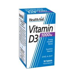 Health Aid Vitamin D3 1000iu 30 ταμπλέτες