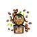 Organic Shop Scrub Σώματος για Απαλότητα με Καφέ και Ζάχαρη 250 ml