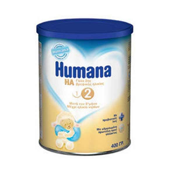 Humana Υποαλλεργικό γάλα 2ης βρεφικής ηλικίας HA 2 400gr