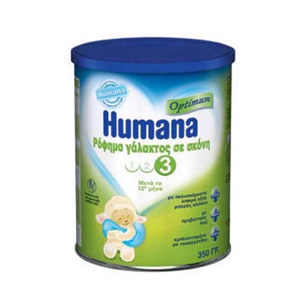 Humana Ρόφημα γάλακτος σε σκόνη 3 Optimum 350gr
