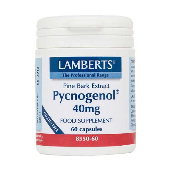 Lamberts Pycnogenol 40mg 60 κάψουλες