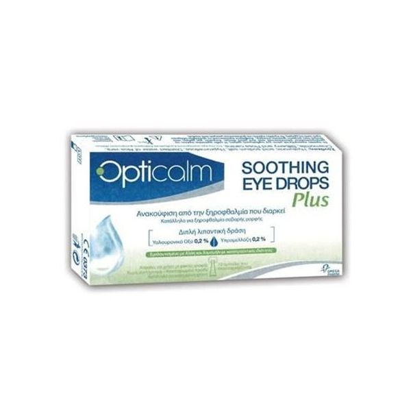 Opticalm Soothing Eye Drops Plus 10amps