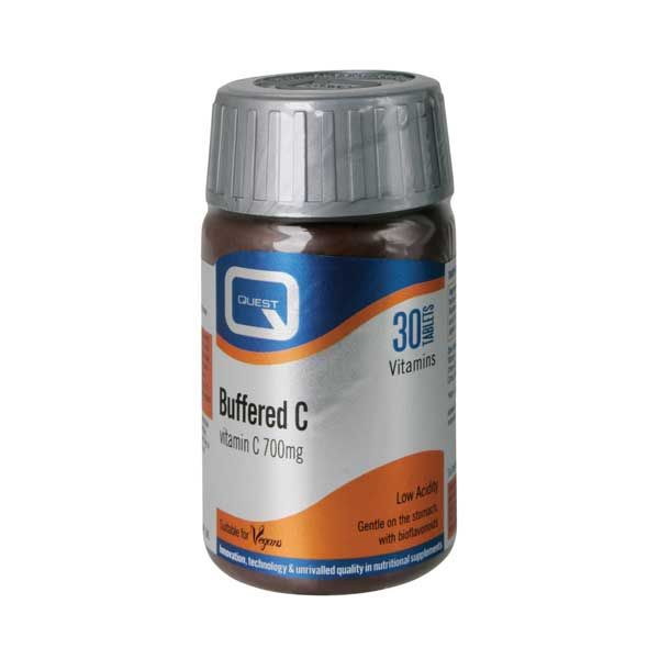 Quest Buffered C Vitamin C 700mg 30 Ταμπλέτες