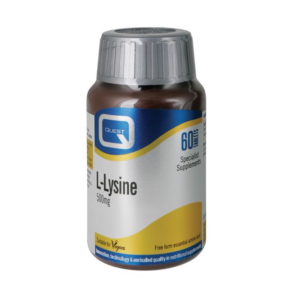 Quest L-Lysine 500mg 60 ταμπλέτες