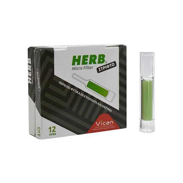Herb Micro Filter Ανταλλακτικά Φίλτρα για Στριφτό Τσιγάρο 12 τμχ