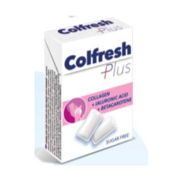Colfresh Plus Collagen & Ialuronic Acid & Betacarotene Τσίχλες Για Το Δέρμα 24g