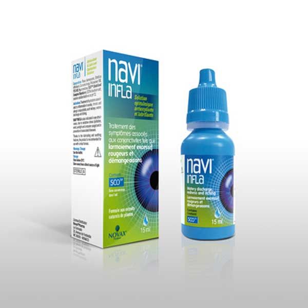 Novax Pharma Navi Infla Αντιοξειδωτικές & Λιπαντικές Σταγόνες Για Την Αντιμετώπιση Οφθαλμικών Φλεγμονών 15ml
