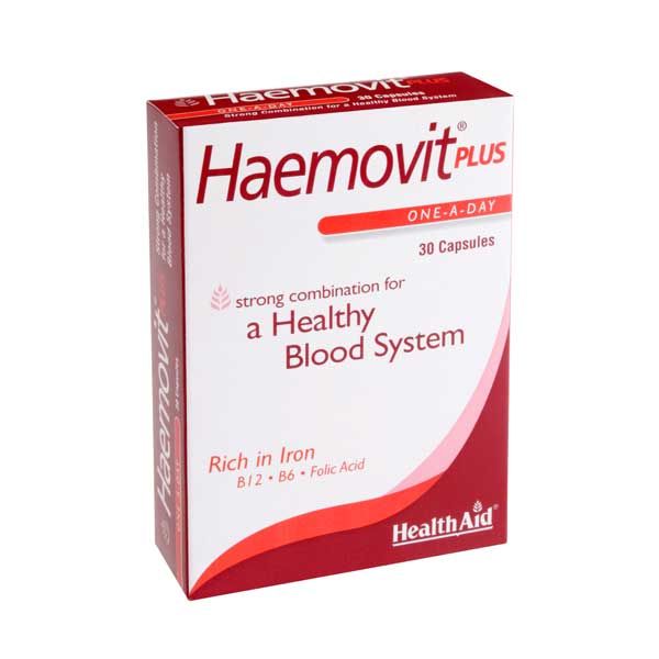 Health Aid Haemovit Plus Υγιές Αιμοποιητικό 30 Κάψουλες