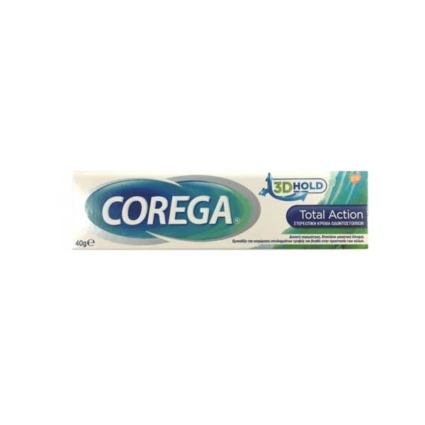 Corega Total Action Στερεωτική Κρέμα Οδοντοστοιχιών 40g