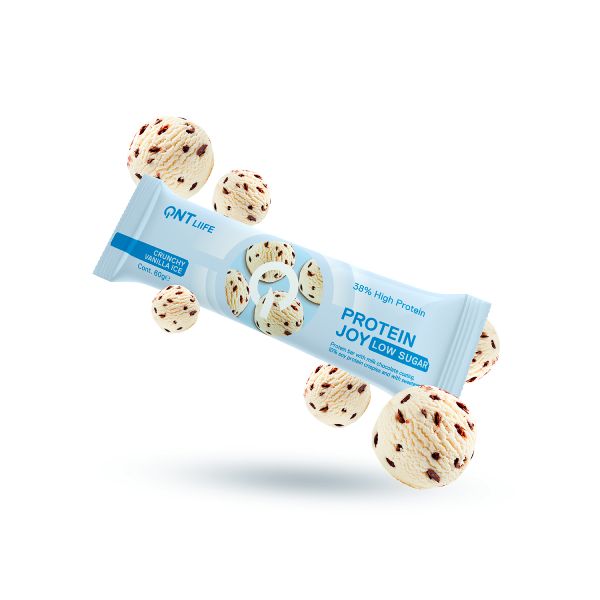 QNT Protein Joy Μπάρα Πρωτεΐνης Με Γεύση Vanilla Crisp 60g