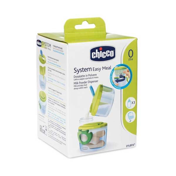 Chicco System Easy Meal Δοσομετρητής Σκόνης Γάλακτος & Δοχείο Φαγητού 0m+