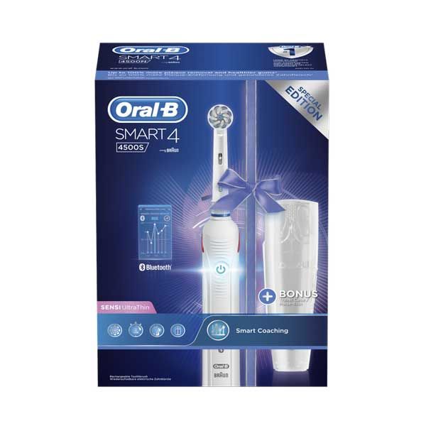Oral-B Genius Smart 4500 Ηλεκτρική Οδοντόβουρτσα & Δώρο Θήκη Ταξιδίου