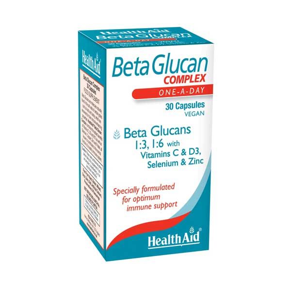 Health Aid Beta Glucan Complex Για Το Ανοσοποιητικό 30 Κάψουλες