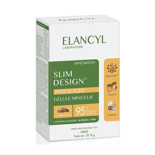 Elancyl Slim Design Συμπλήρωμα Για Απώλεια Βάρους 60 Κάψουλες